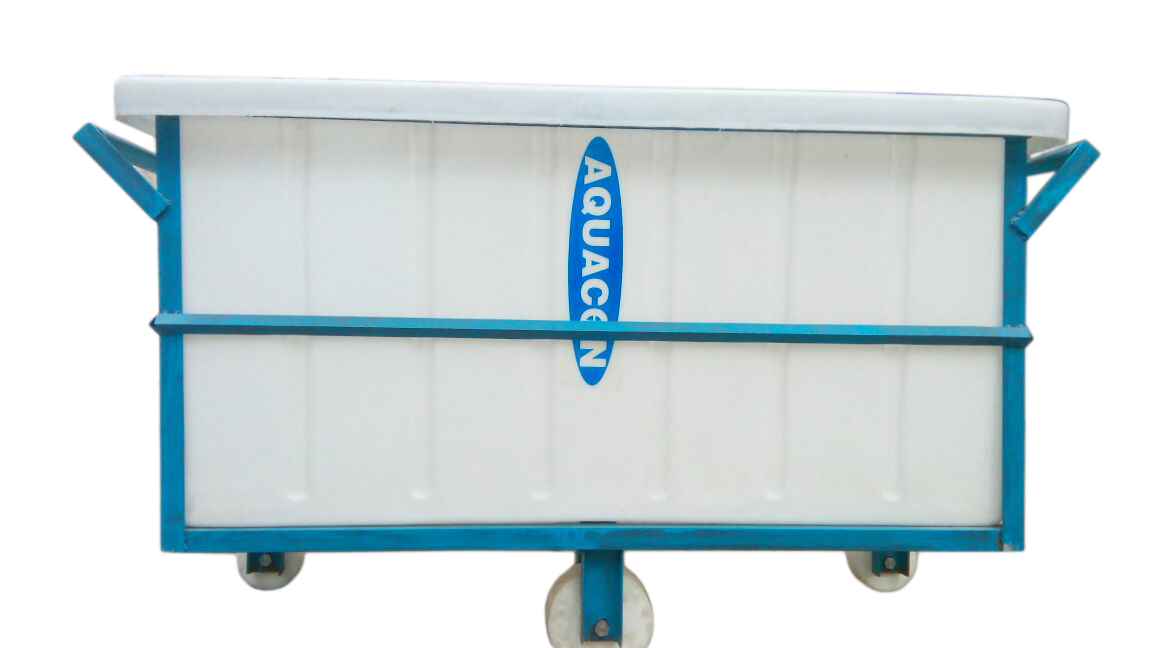 plastic container trolley