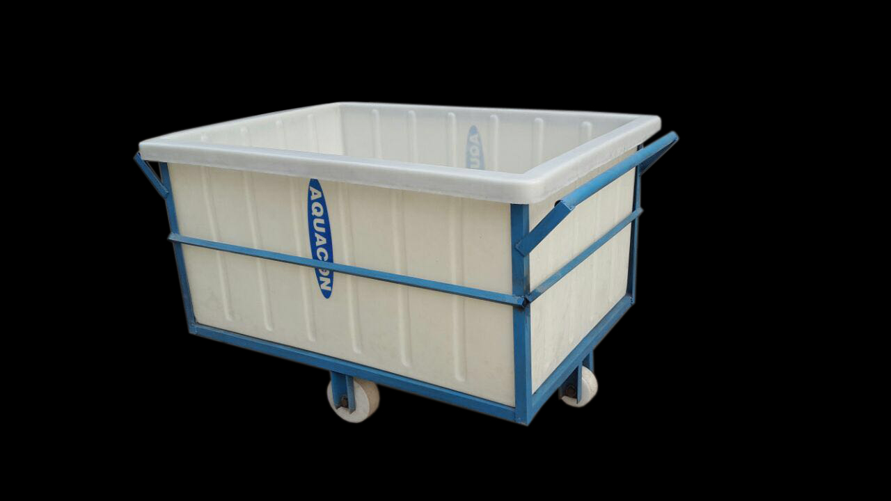 plastic container trolley